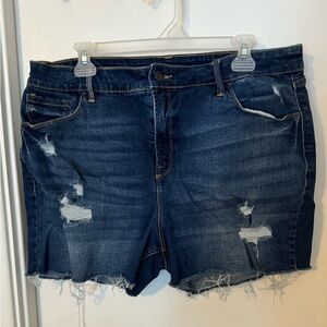 Old Navy destroyed Jean shorts size 16